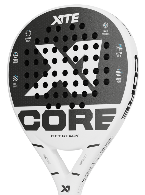 X1TE Padel Racket Core White - Set de balles de padel 3 pièces